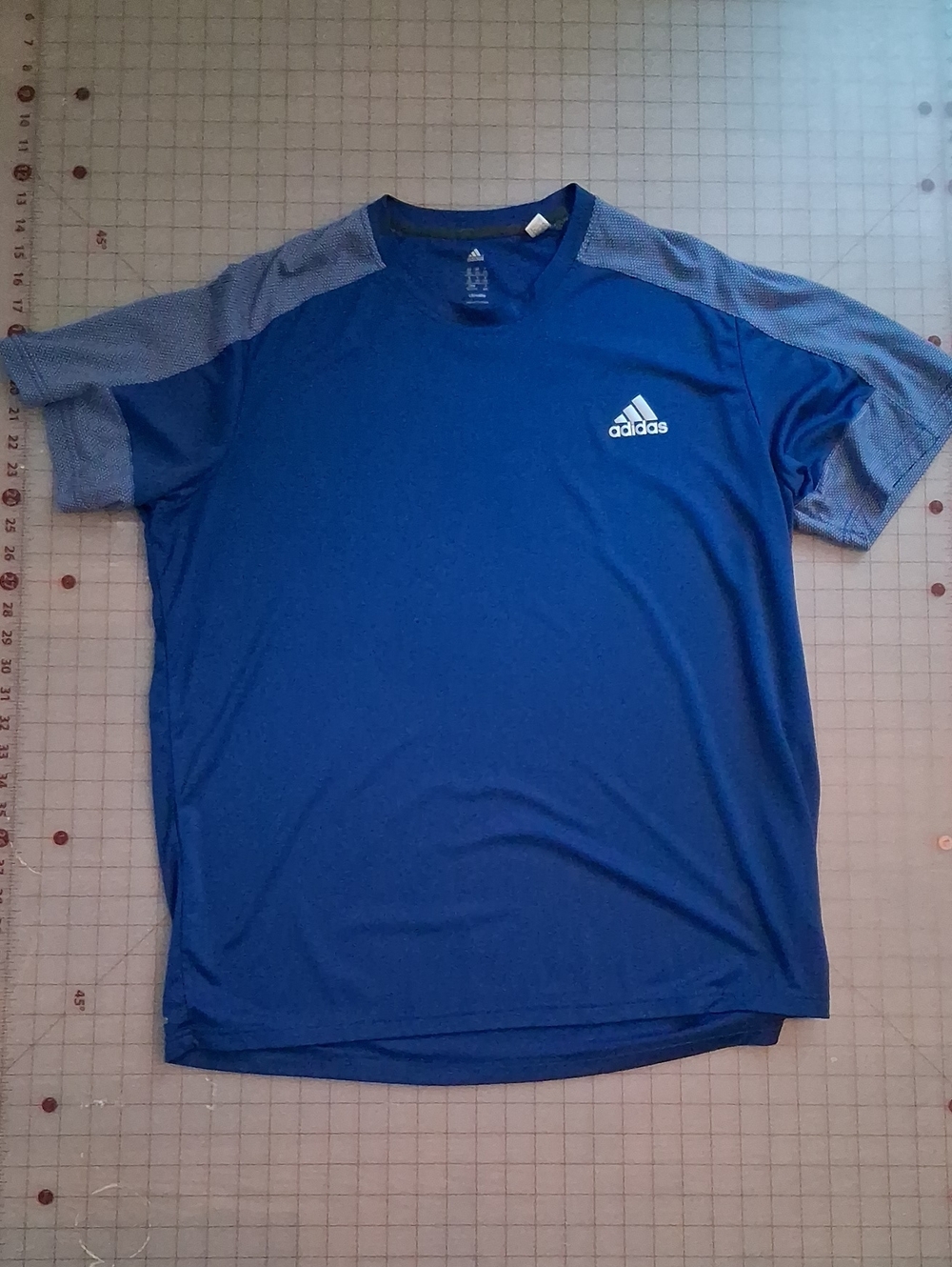 Adidas Men’s Blue Performance Climalite 2XLTee